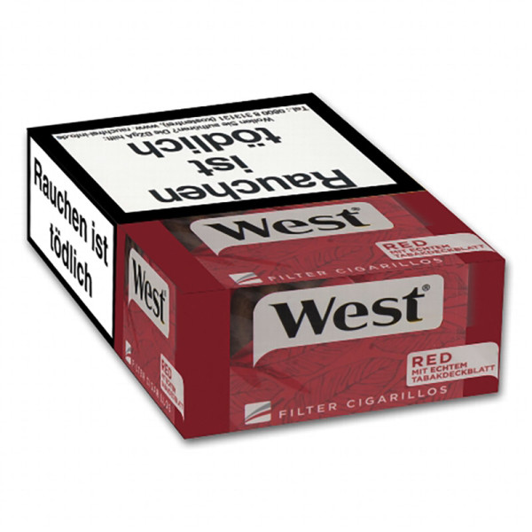 WEST Red Filter Cigarillos (10)