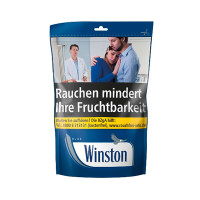 WINSTON Volumen Tobacco Blue Zip Bag-XXL 100g