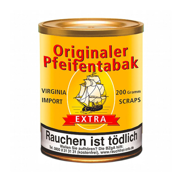 Orginal Pfeifentabak (Aromatischer Virginia Import Scraps) 200g