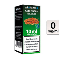 NIKOLIQUIDS American Blend 0mg 50PG/50VG gallery