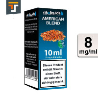 NIKOLIQUIDS American Blend 8mg 50PG/50VG 2