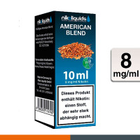 NIKOLIQUIDS American Blend 8mg 50PG/50VG 3