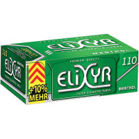 Elixyr Plus Menthol Filterhülsen 5x110er Pg. 