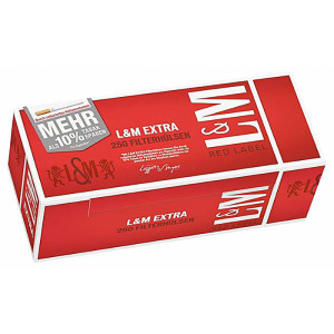 L&amp;M Extra Filterh&uuml;lsen Red Label 250...