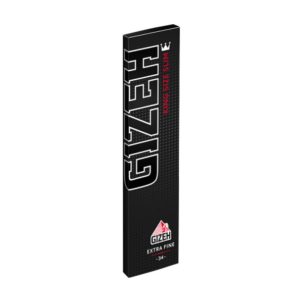GIZEH Black King Size Slim25x33 - TABAKSHOP.de - Dein Shop für