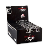 GIZEH Black King Size Slim 26 x 34 + Tip gallery