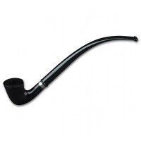 Lesepfeife CAPITELLO Bent schwarz 27 cm gallery