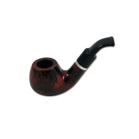 Pfeife PASSATORE Pico Bent rot/braun Alu gallery
