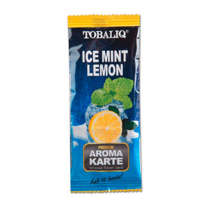 TOBALIQ Aromakarte Ice Mint Lemon