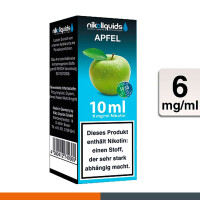 NIKOLIQUIDS Apfel 6mg 50PG/50VG 3