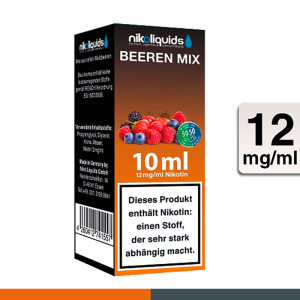 NIKOLIQUIDS Beeren Mix 12mg 50PG/50VG