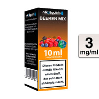 NIKOLIQUIDS Beeren Mix 3mg 50PG/50VG gallery