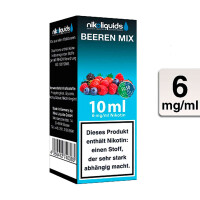 NIKOLIQUIDS Beeren Mix 6mg 50PG/50VG gallery