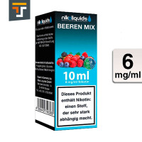 NIKOLIQUIDS Beeren Mix 6mg 50PG/50VG 3