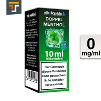 NIKOLIQUIDS Doppel Menthol 0mg 50PG/50VG 3