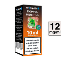 NIKOLIQUIDS Doppel Menthol 12mg 50PG/50VG 1