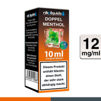 NIKOLIQUIDS Doppel Menthol 12mg 50PG/50VG 3