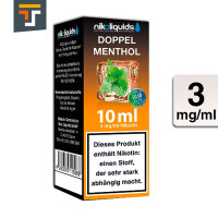 NIKOLIQUIDS Doppel Menthol 3mg 50PG/50VG 3