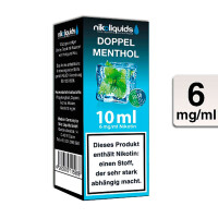 NIKOLIQUIDS Doppel Menthol 6mg 50PG/50VG 1