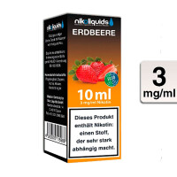 NIKOLIQUIDS Erdbeere 3mg 50PG/50VG 1