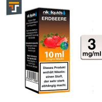 NIKOLIQUIDS Erdbeere 3mg 50PG/50VG 2