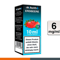 NIKOLIQUIDS Erdbeere 6mg 50PG/50VG 2