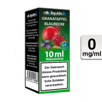 NIKOLIQUIDS GRANATAPFEL BLAUBEERE 0mg gallery