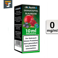 NIKOLIQUIDS GRANATAPFEL BLAUBEERE 0mg 3