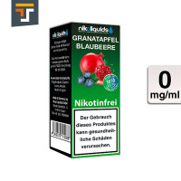 NIKOLIQUIDS GRANATAPFEL BLAUBEERE 3mg 3