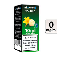 NIKOLIQUIDS Vanille 0mg 50PG/50VG gallery