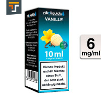 NIKOLIQUIDS Vanille 6mg 50PG/50VG 2