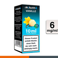 NIKOLIQUIDS Vanille 6mg 50PG/50VG 3