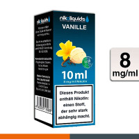 NIKOLIQUIDS Vanille 8mg 50PG/50VG 2