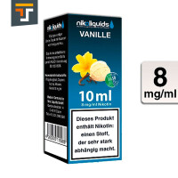 NIKOLIQUIDS Vanille 8mg 50PG/50VG 3