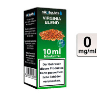 NIKOLIQUIDS Virginia Blend 0mg 50PG/50VG