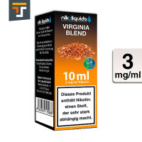NIKOLIQUIDS Virginia Blend 3mg 50PG/50VG 3