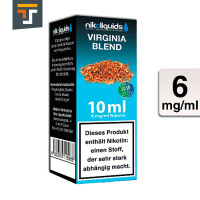 NIKOLIQUIDS Virginia Blend 6mg 50PG/50VG 2
