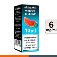 NIKOLIQUIDS Wassermelone 6mg 50PG/50VG 2