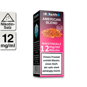NIKOLIQUIDS American Blend 12mg Nikotinsalz
