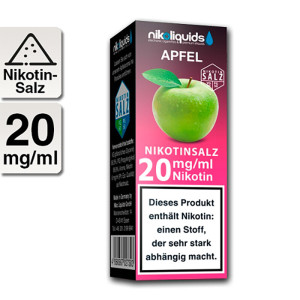 NIKOLIQUIDS Apfel 20mg Nikotinsalz