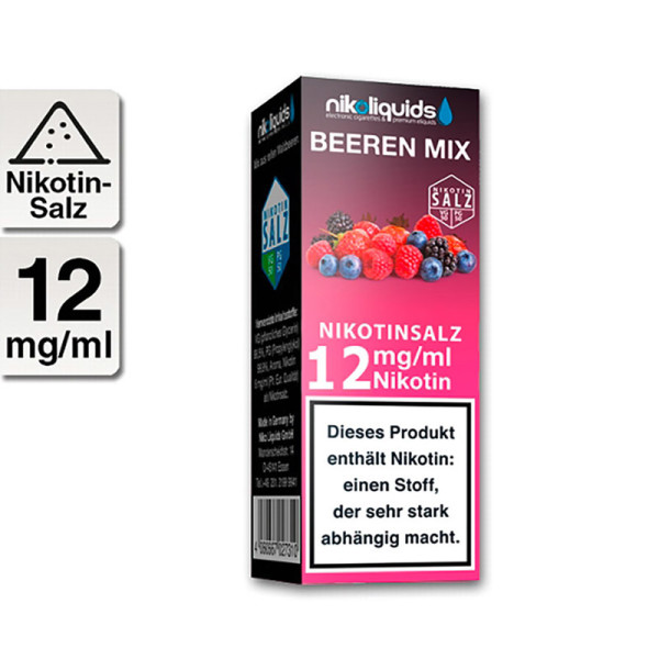 NIKOLIQUIDS Beeren Mix 12mg Nikotinsalz