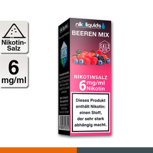 NIKOLIQUIDS Beeren Mix 6mg Nikotinsalz