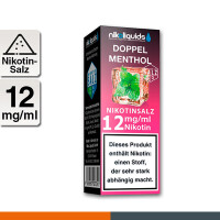NIKOLIQUIDS Doppel Menthol 12mg Nikotinsalz 3