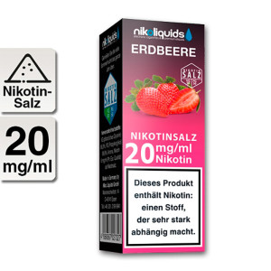 NIKOLIQUIDS Erdbeere 20mg Nikotinsalz