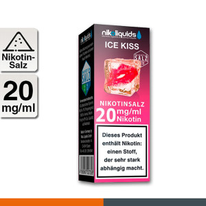 NIKOLIQUIDS Ice Kiss Früchte Menthol 20mg Nikotinsalz