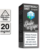 NIKOLIQUIDS Shot ohne Aroma 20mg Nikotinsalz 1