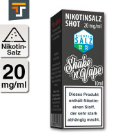 NIKOLIQUIDS Shot ohne Aroma 20mg Nikotinsalz 2