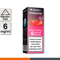 NIKOLIQUIDS Erdbeere 6mg Nikotinsalz 3