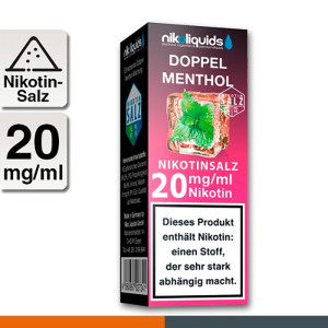 NIKOLIQUIDS Doppel Menthol 20mg Nikotinsalz
