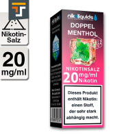 NIKOLIQUIDS Doppel Menthol 20mg Nikotinsalz 3